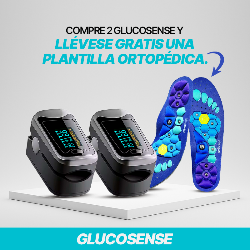 Glucosense – Medidor de glucosa + Medidor de presión arterial + Colesterol con tecnología láser 100% indolora y precisión garantizada